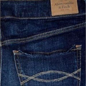 Abercrombie low rise denim micro Y2K mini skirt